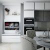 Мебель Legend модульная Угловая кухня белый глянец и бетон