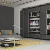 Мебель модульная Legend шкаф серый с ТВ