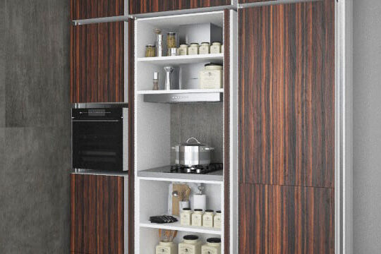 Мебель модульная Legend Кухня с темно-коричневой текстурой